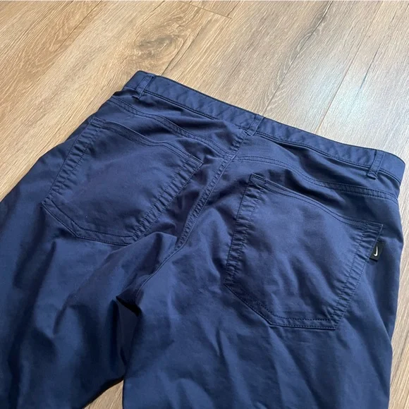 Nike Golf 5 Pocket Slim Flex Pant Men’s Navy Blue Pants Athletic Dri Fit 30 x 30 - Picture 7 of 8